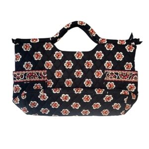 Vera Bradley Satchel Bag In Black Pirouette